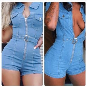 Denim Playsuit